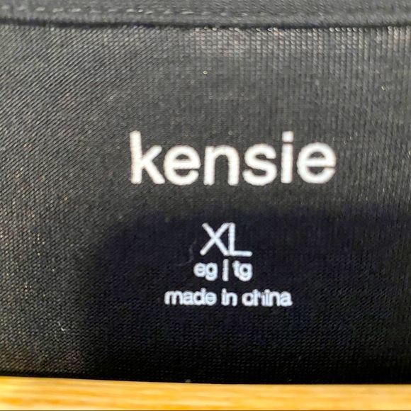 KENSIE CASUAL BLACK SOFT FLOWY DRESS XL - Picture 5 of 5